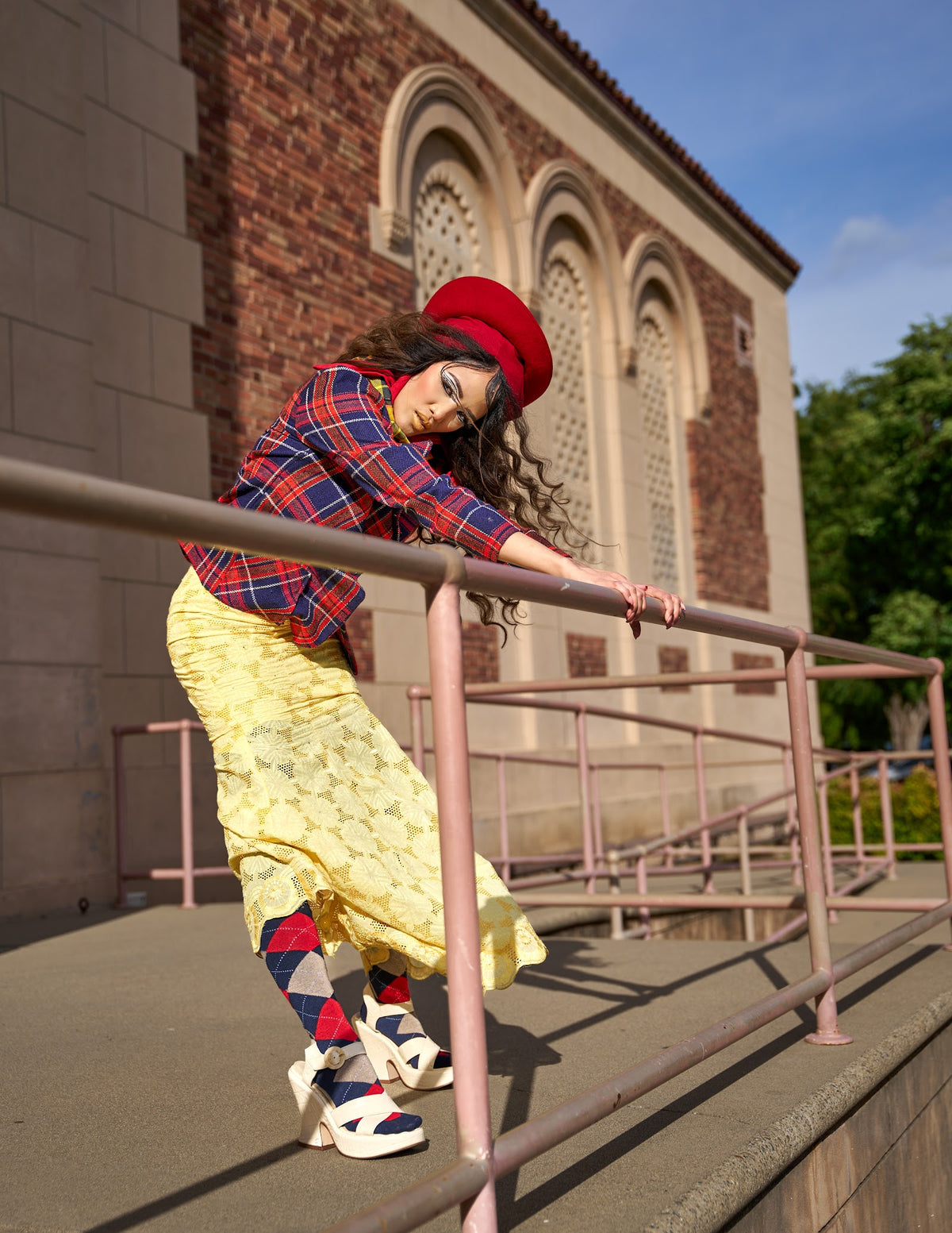 Casandra editorial 21 - argyle socks styled look